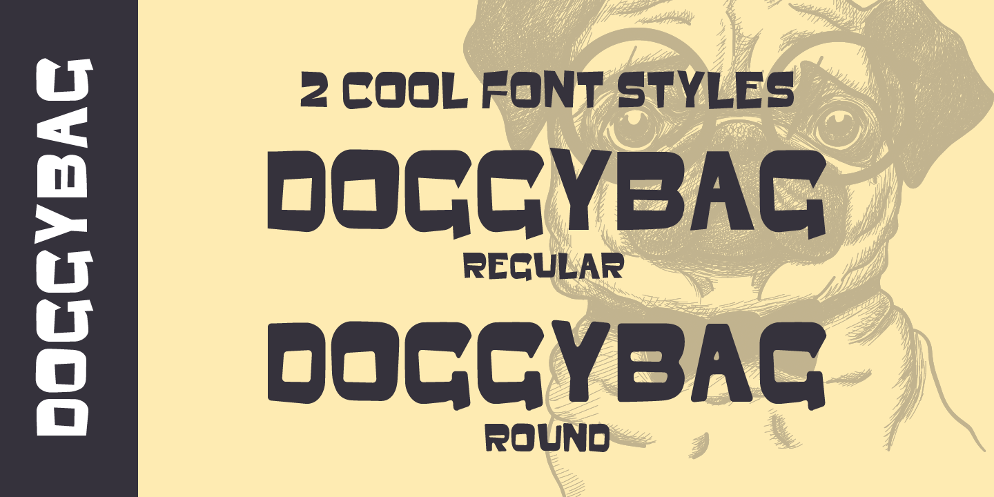 Doggybag Round Font preview